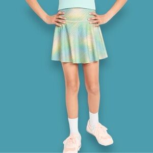 Old Navy Active Size XL(14-16) Powersoft High Rise Go Dry Cool Rainbow Skort
